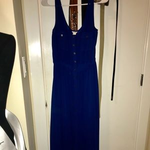 Maxi button down dress